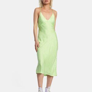 RVCA Green check dress